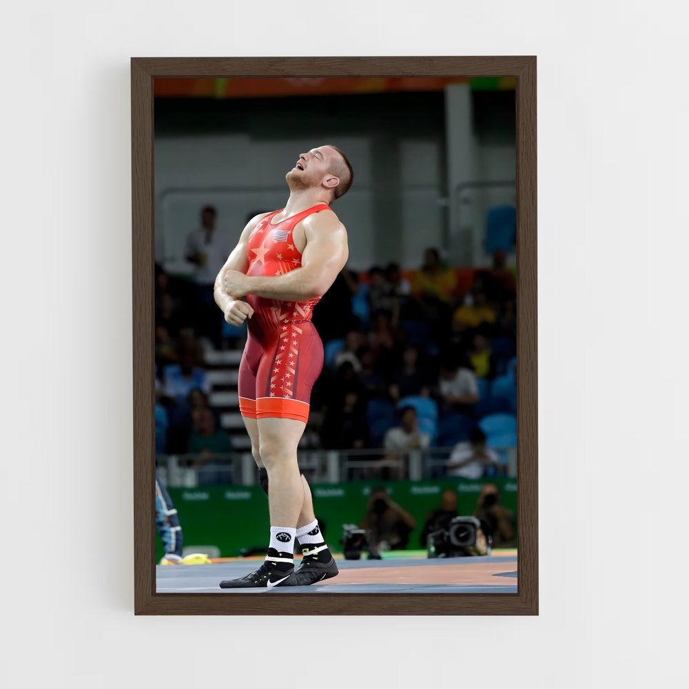 Poster Kyle snyder mat – affiche Lutte (vue 5)